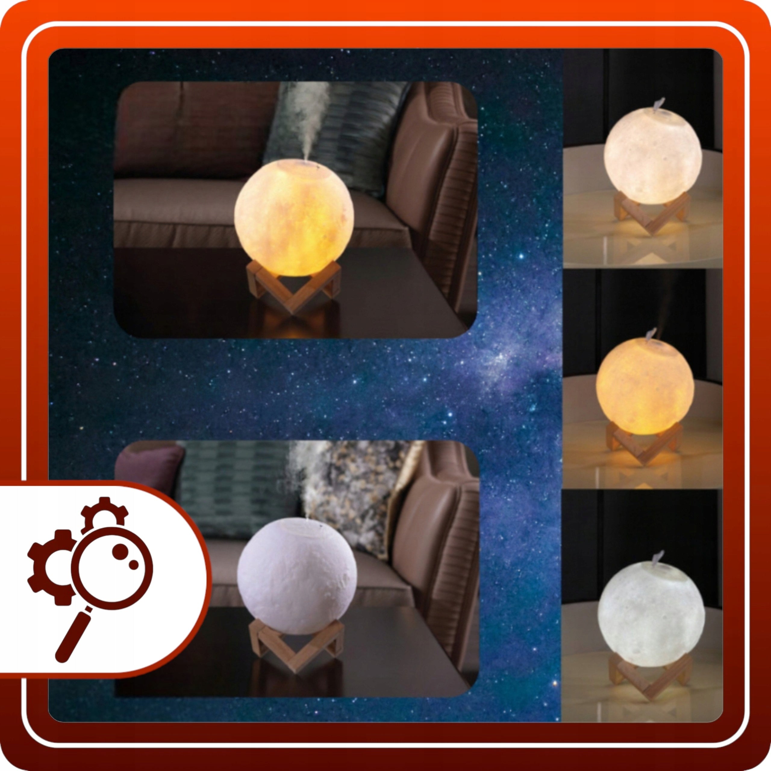 Night Light Air Humidifier Diffuser 7 Colors Scented Aromatherapy Medical device no