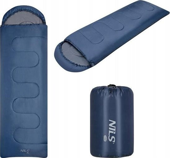 Nils Extreme NC2107 NAVY-GREY SLEEPING BAG SIZE L NILS CAMP