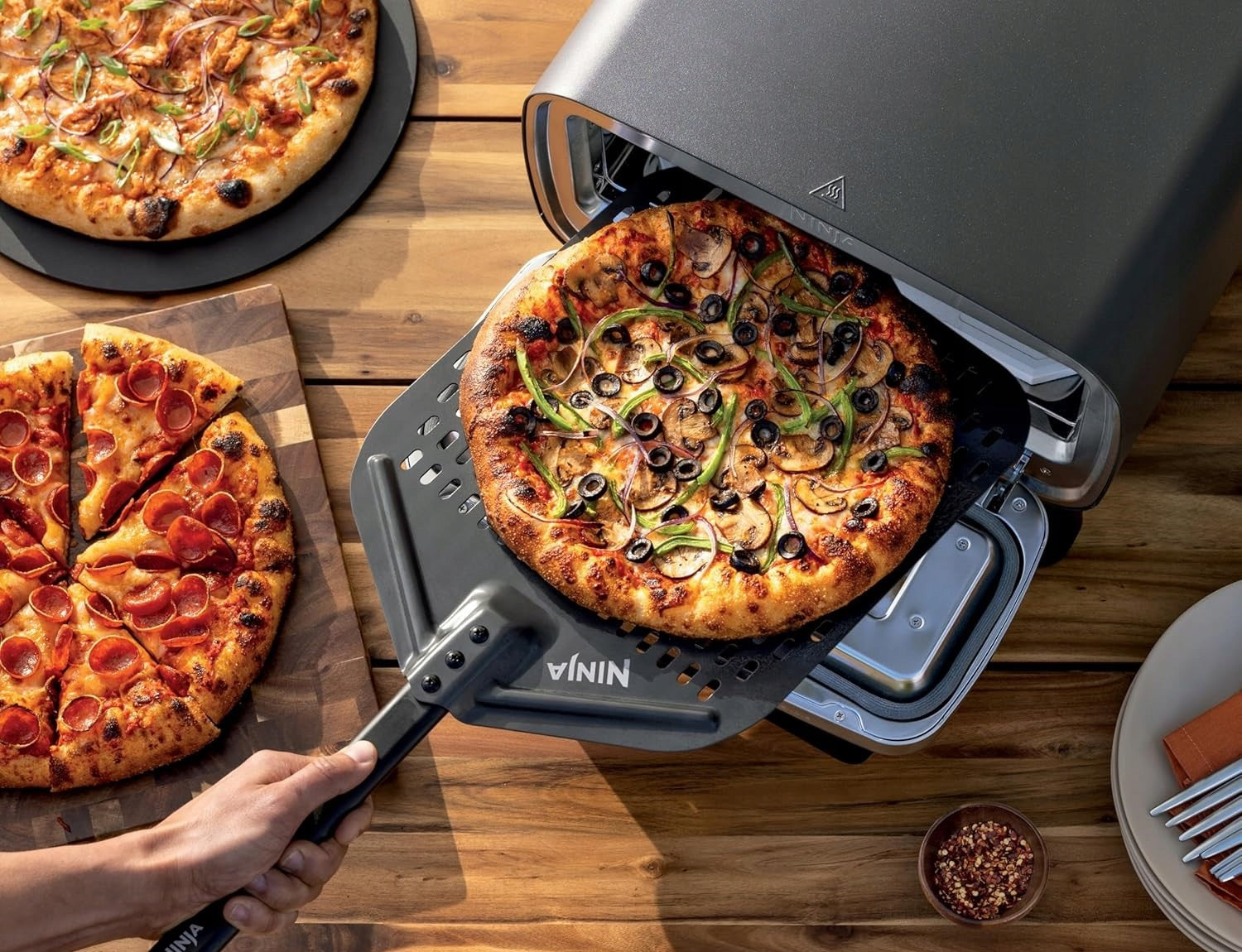 Ninja Artisan Venkovní Elektrická kamna na pizzu + Horkovzdušná Brand no brand