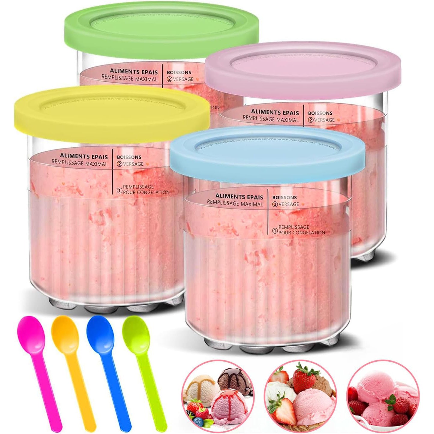 Ninja NC500 NC501 Ice Cream Containers Ice Cream Container Brand no brand