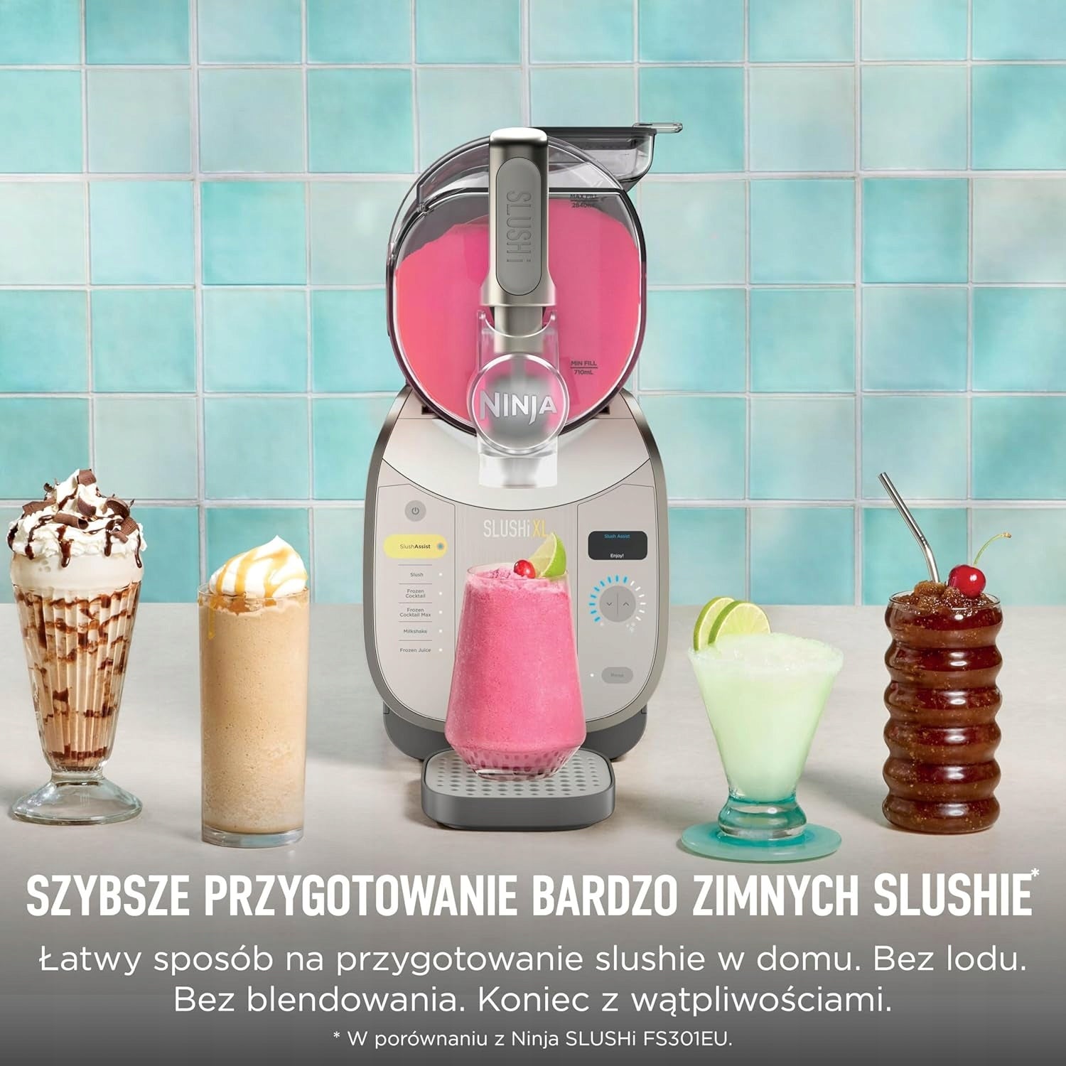Ninja Slushie Iced Beverage Machine 3.7L 6 Mocha Programs Brand Ninja