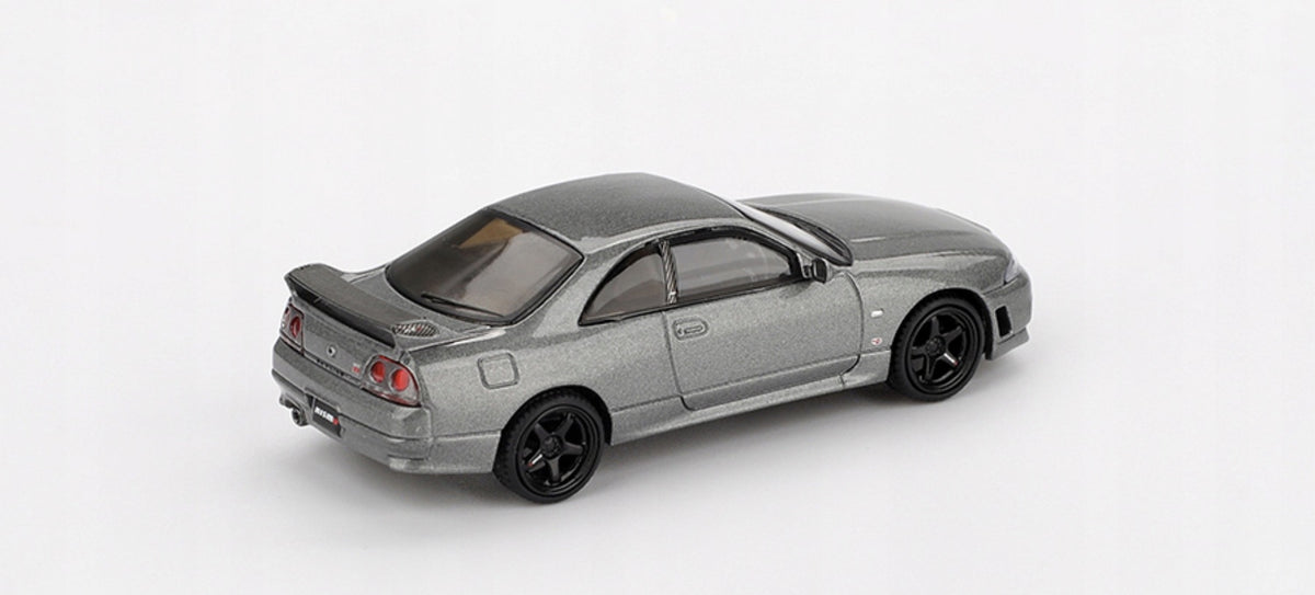 Nissan GT-R R33 - Mini GT 1128 NISMO BCNR33 CRS 1993 Dark Metal Grey Packaging status original