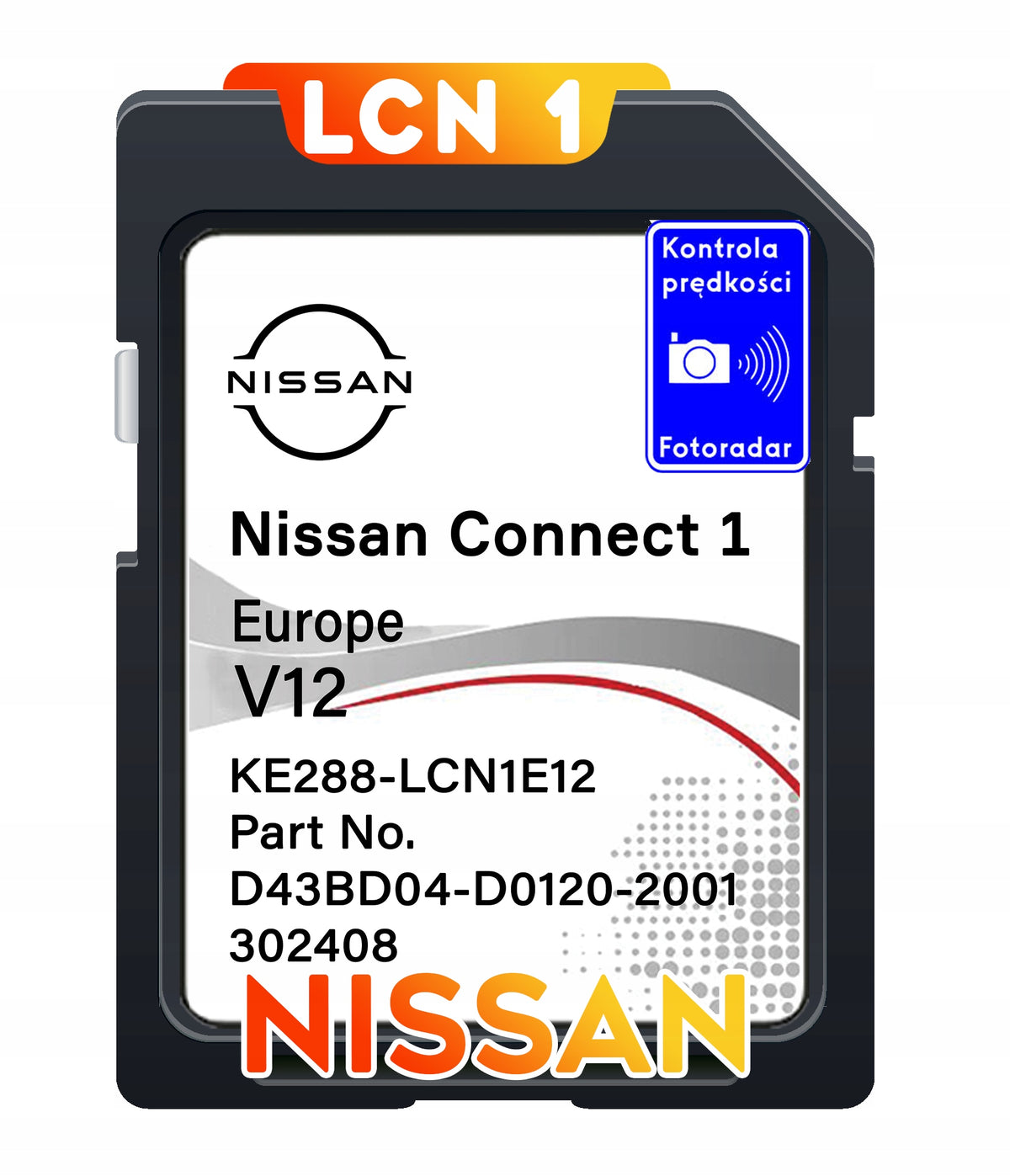 Nissan Qashqai Juke X-Trail Navigation SD Card MAP