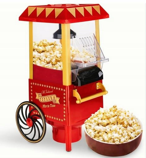 Nk Retro Electric Popcorn Machine 1200W 0,3l Red Yellow Brand NK
