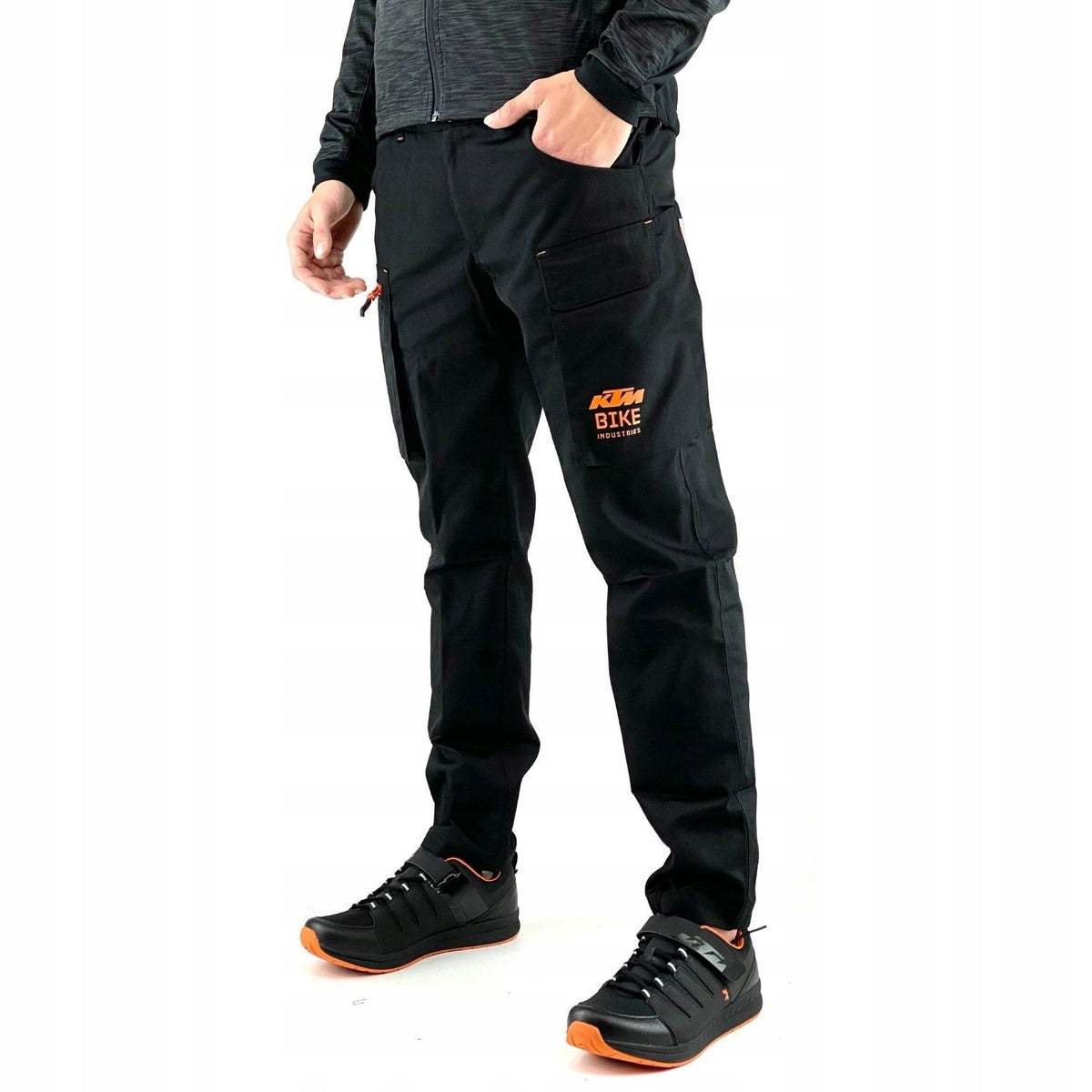 Nohavice KTM Factory Team Work Black