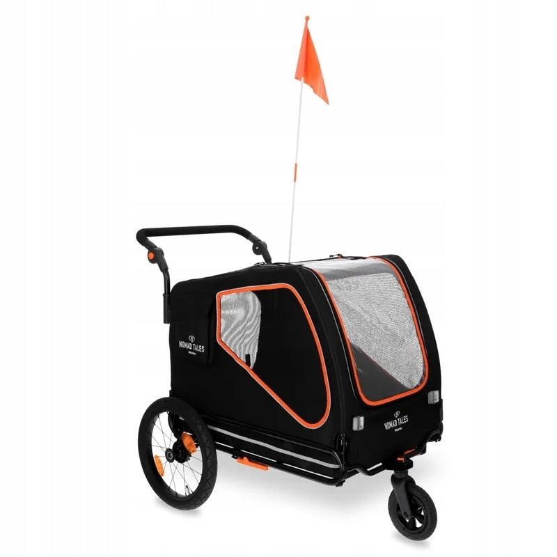 Nomad Tales Spirit Bicycle Trailer Jogger for Dog 145x72x102cm to 45kg