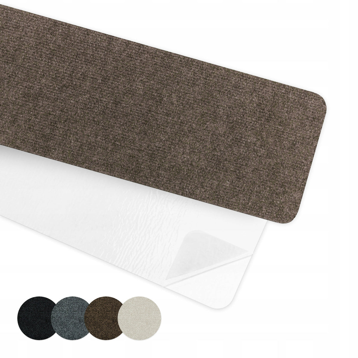 Non-slip stair mats, stair covers,76x20mm, brown, 15 pcs. Packaging status original