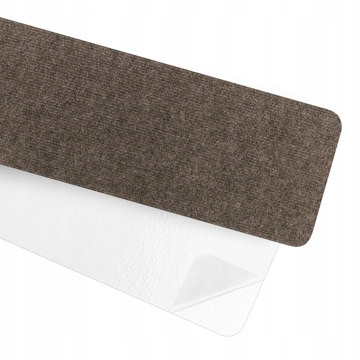 Non-slip stair mats, stair covers,76x20mm, brown, 15 pcs.