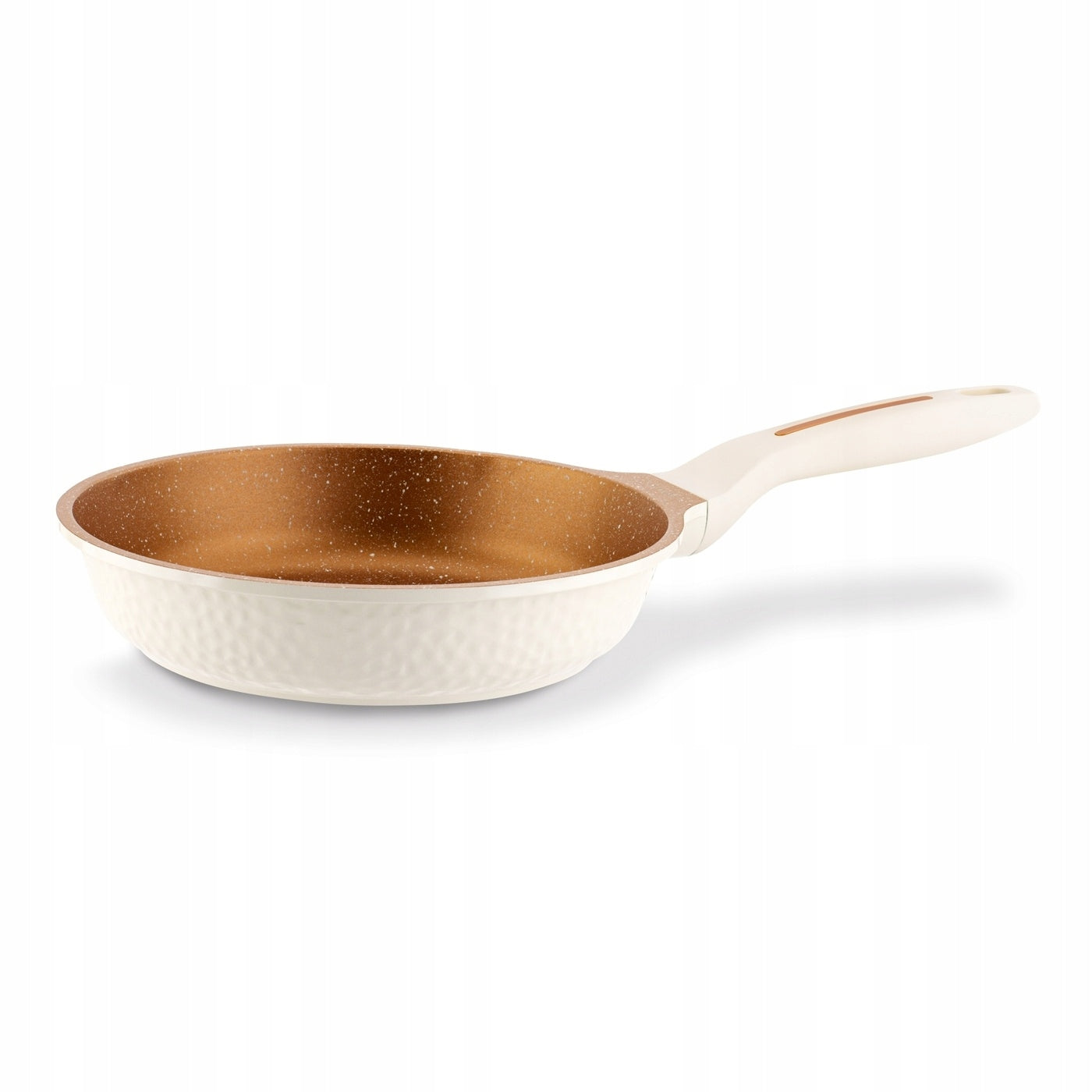 Non-stick PAN INDUCTION GAS SOLID frying pan 24cm Texture Creamy
