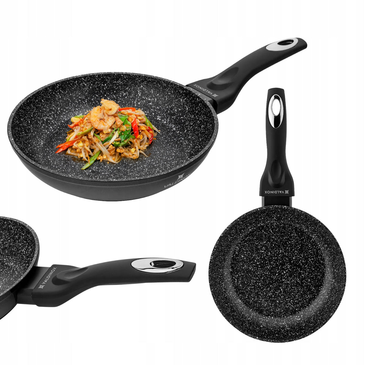 Non-stick frying pan for induction marbled gas Valdinox Hunter 20 cm