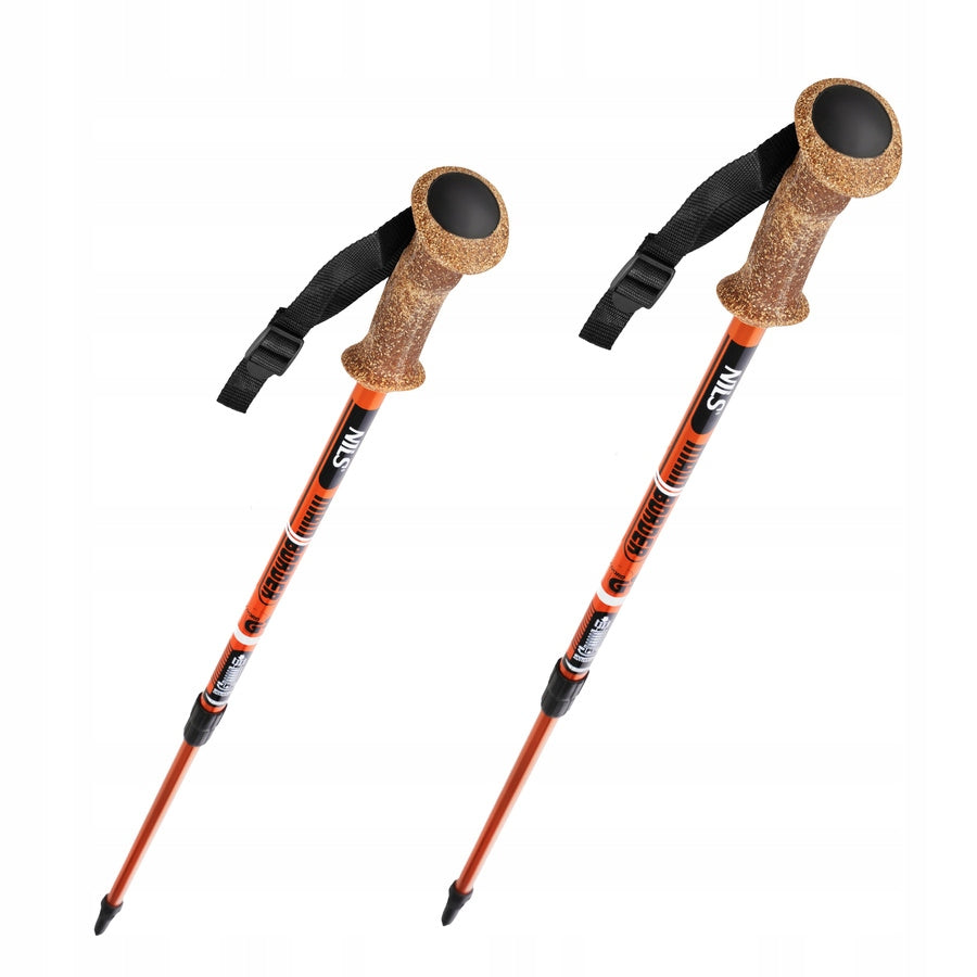 Nordic Walking Hiking Trekking poles 65-135 cm NILS Packaging status original
