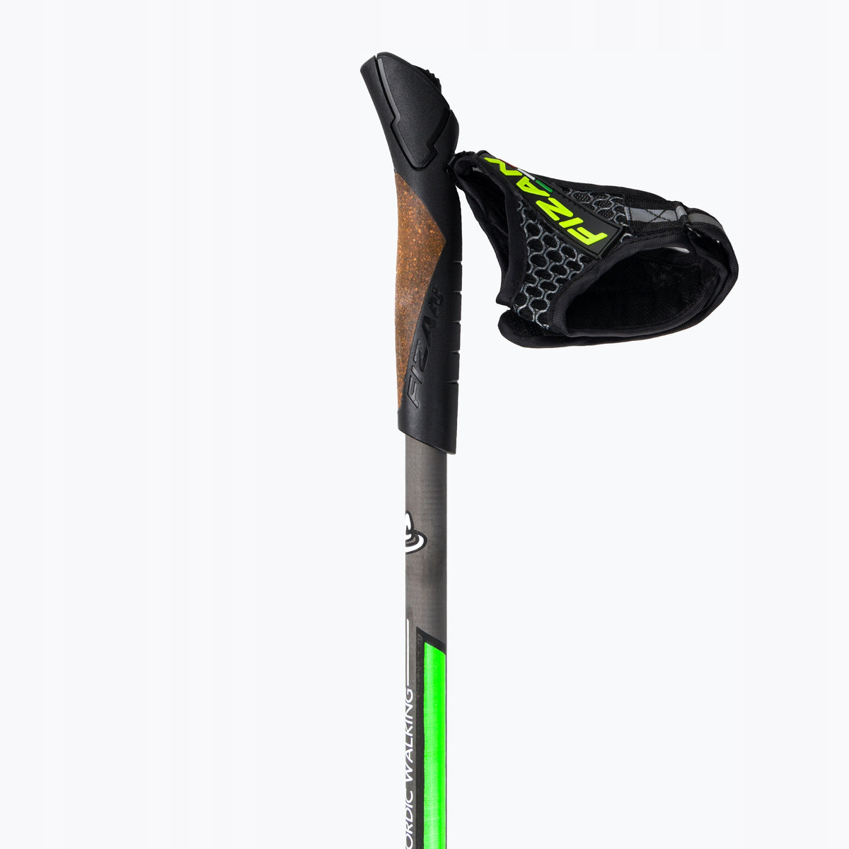 Nordic Walking Poles Fizan Runner Green 135cm Manufacturer code S22 CA05