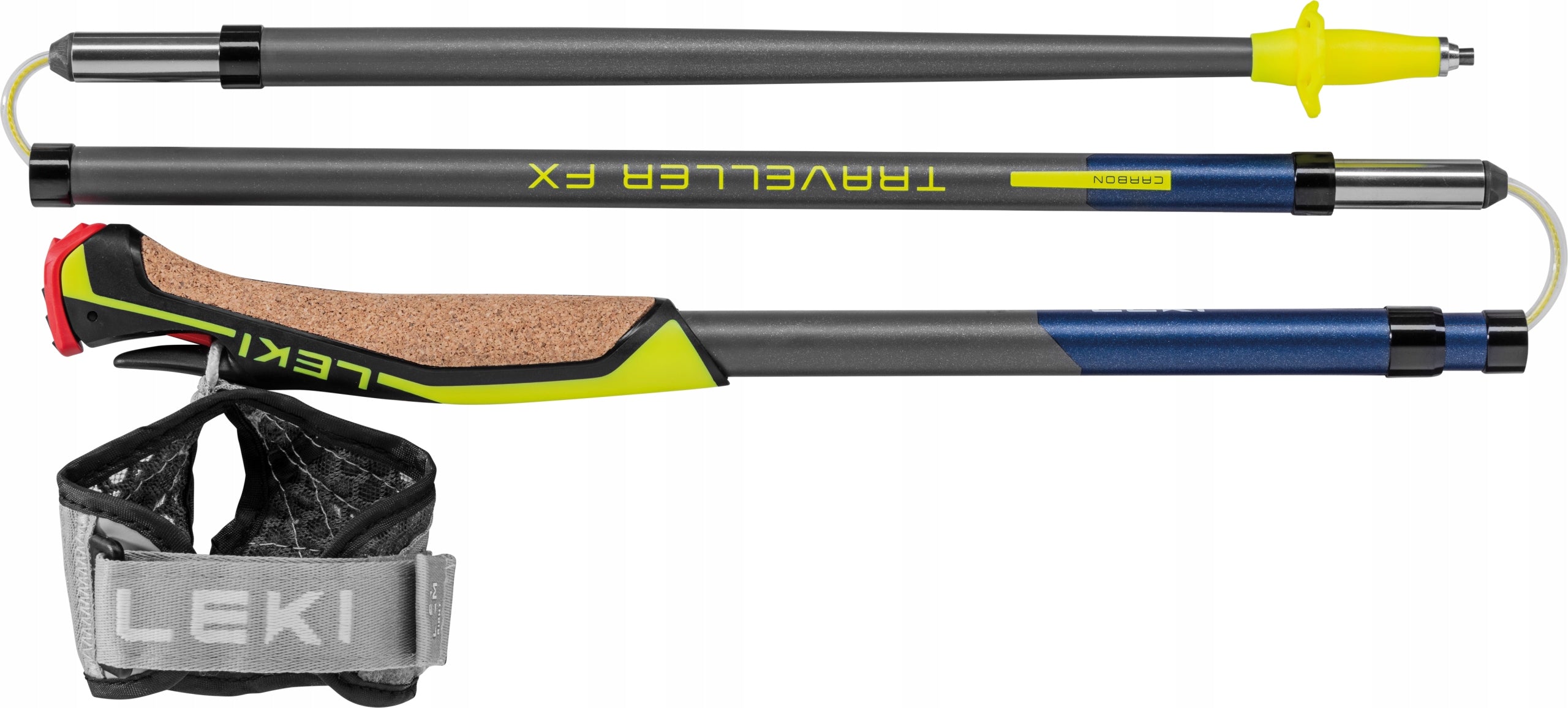 Nordic Walking Poles LEKI Traveller FXOne Carbon 115 Brand Leki