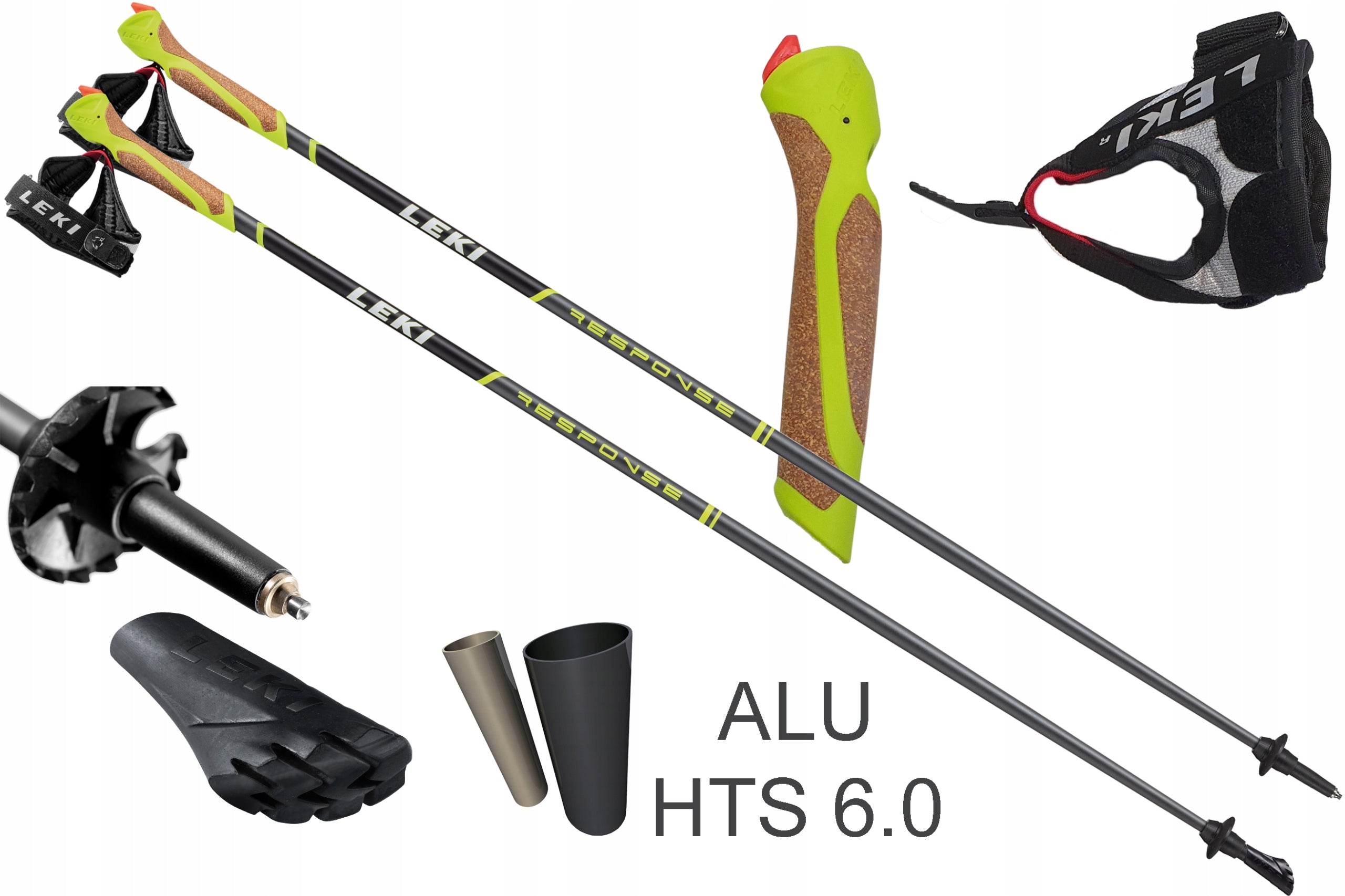 Nordic Walking Sticks LEKI RESPONSE 125cm 199g
