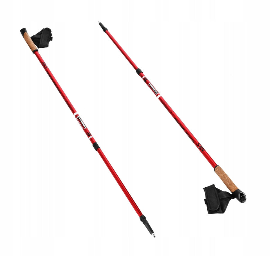 Nordic Walking Telescopic Walking Poles Adjustable Folding 86-140 cm Packaging status original