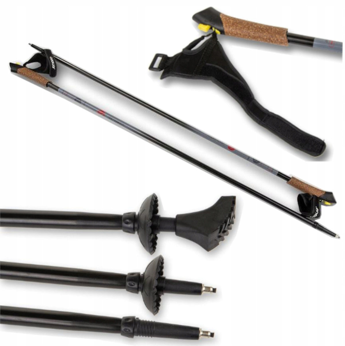 Nordic Walking poles ENERO 115cm Aluminium