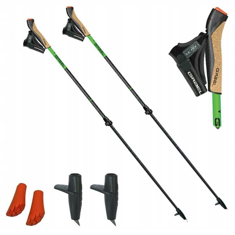 Nordic Walking poles GABEL CARBON XT 2S-80 adjustable