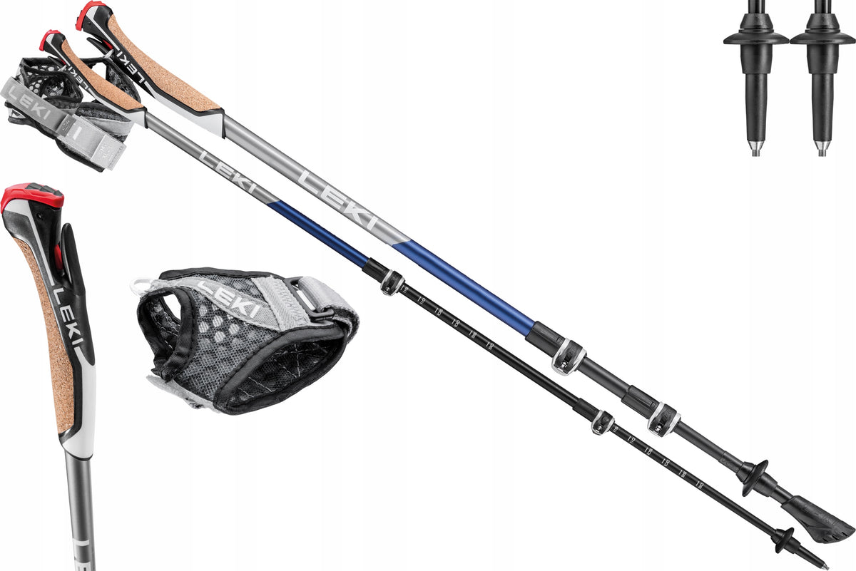 Nordic Walking poles LEKI TRAVELLER CARBON 90-130