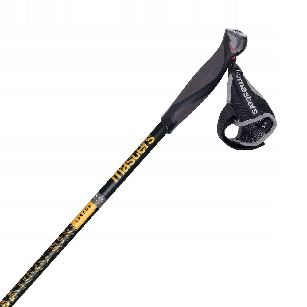 Nordic Walking poles Masters PHYSIQUE 0.1 CARBON BLACK/ORANGE size 120 cm Packaging status original