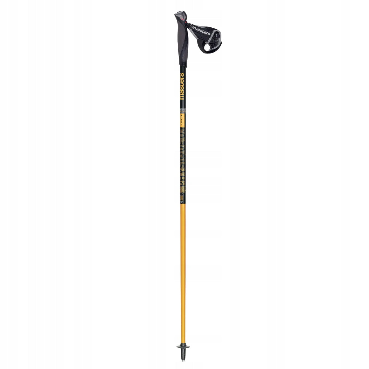 Nordic Walking poles Masters PHYSIQUE 0.1 CARBON BLACK/ORANGE size 125 cm