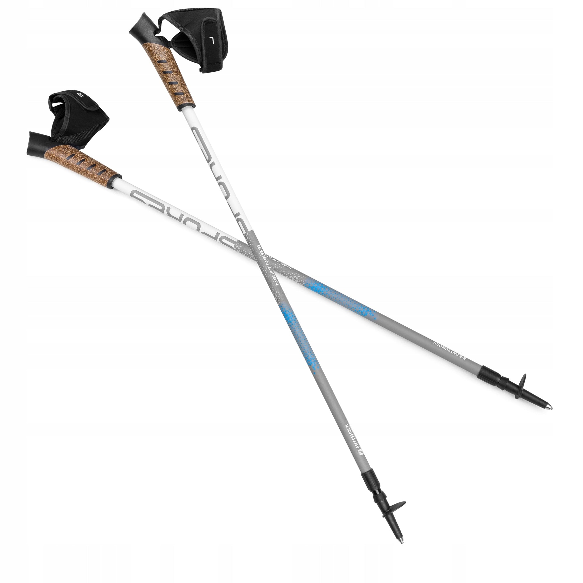 Nordic Walking poles Spokey NEATNESS II Antishock 105-140 cm Aluminium