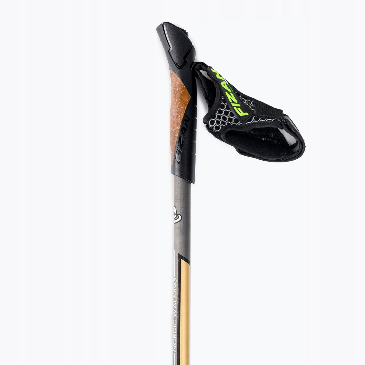 Nordic walking poles Fizan Runner gold 130 cm Color gold