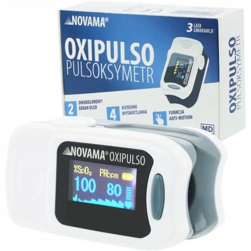 Novama Oxipulso Finger Pulse Oximeter, 1 pc