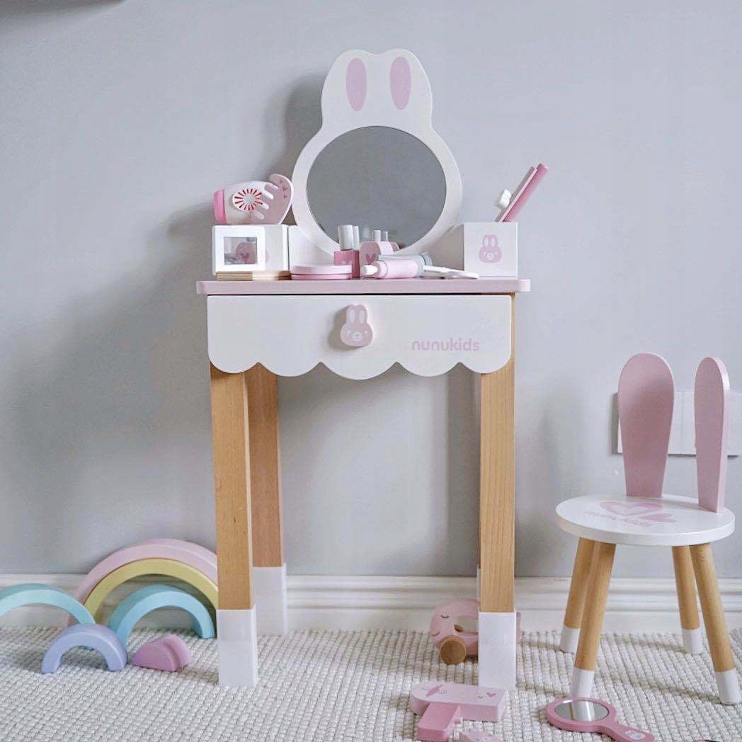 Nunukids Wooden Children's Dressing Table Large XXL Rabbit Accessory Set EAN (GTIN) 5903899026500