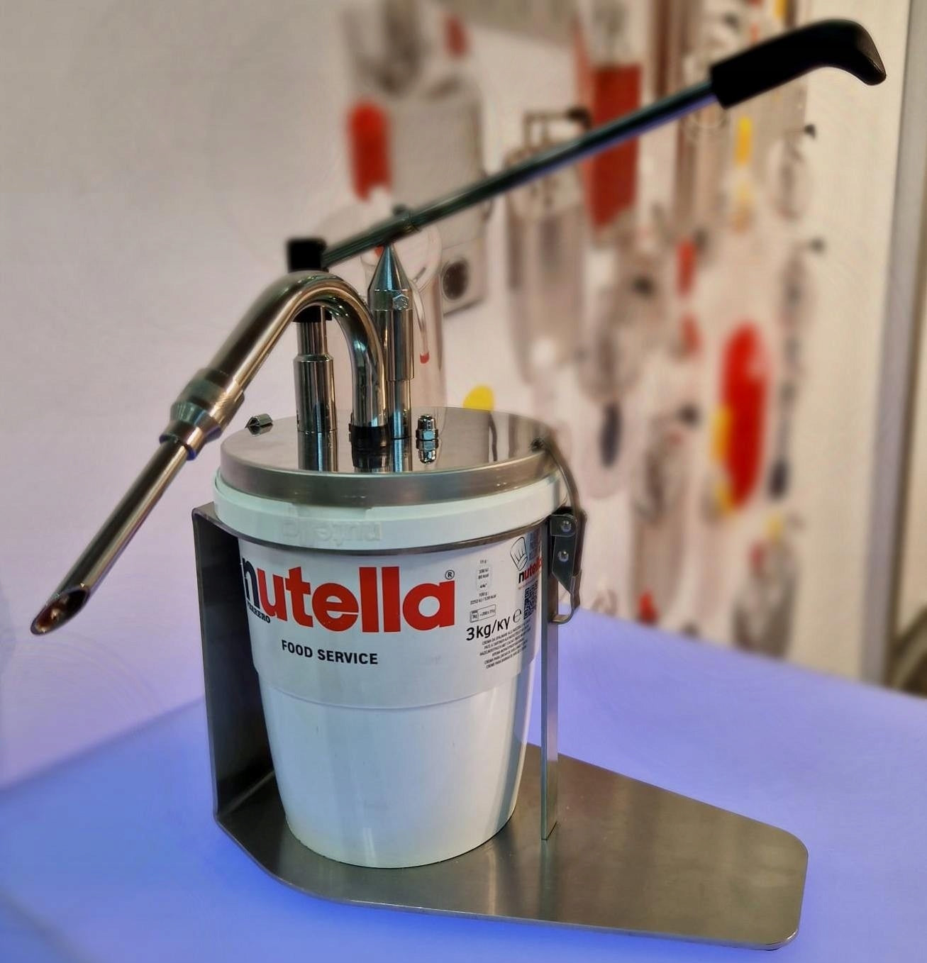 Nutella 3kg Cream Dispenser with Pump with Heating Function Heater Packaging status original