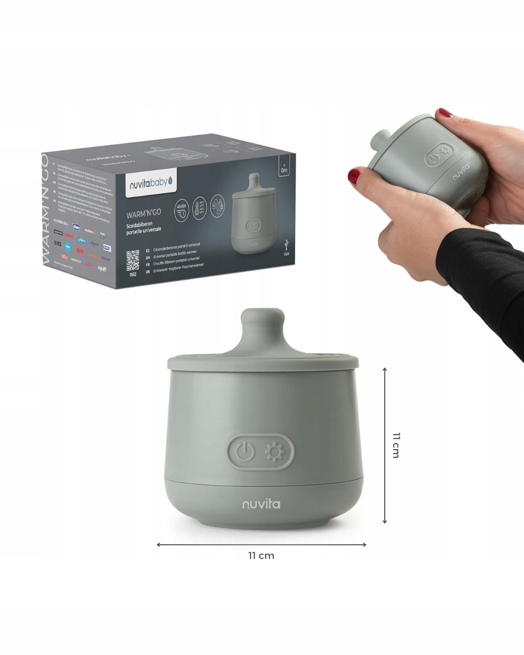 Nuvita Portable Bottle Warmer Manufacturer code NUV07279