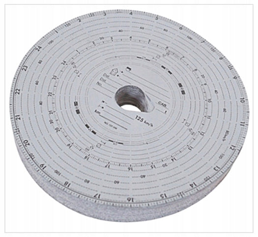 O6A95 RECORD SHEETS FOR TACHOGRAPH 125 UNI 125 KM/H 100 PCS. 35584