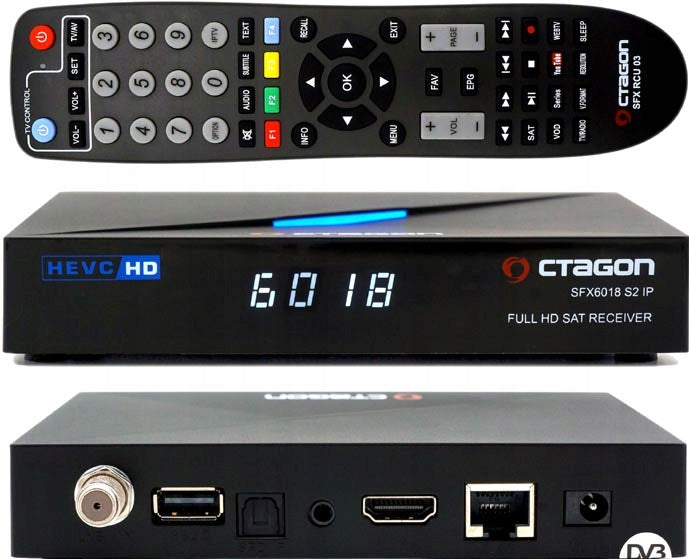 OCTAGON SFX6018 HD DVB-2 + IPTV ENIGMA2 OPENATV