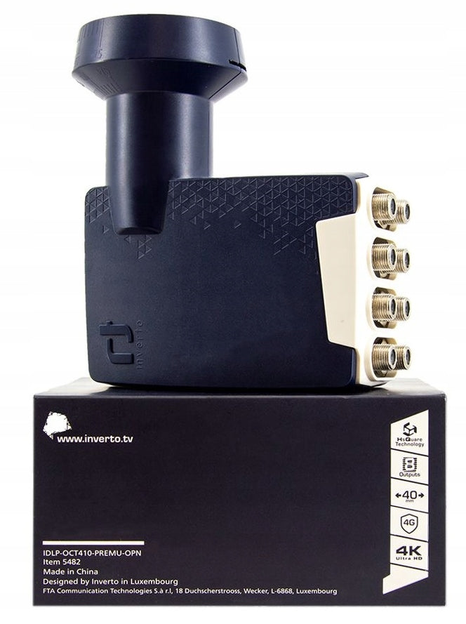 OCTO Converter Inverto Premium Okto 8 Outputs 4K UHD Brand Inverto