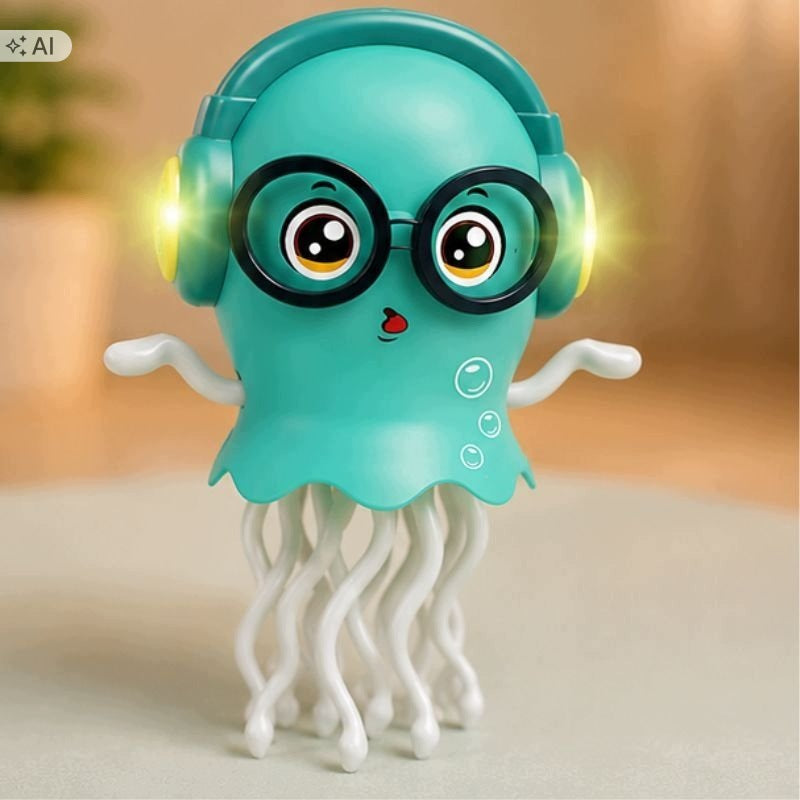 OCTOPUS DANCING LED JELLYFISH INTERACTIVE RIDES GAME GLOWS FOR KIDS Brand no brand