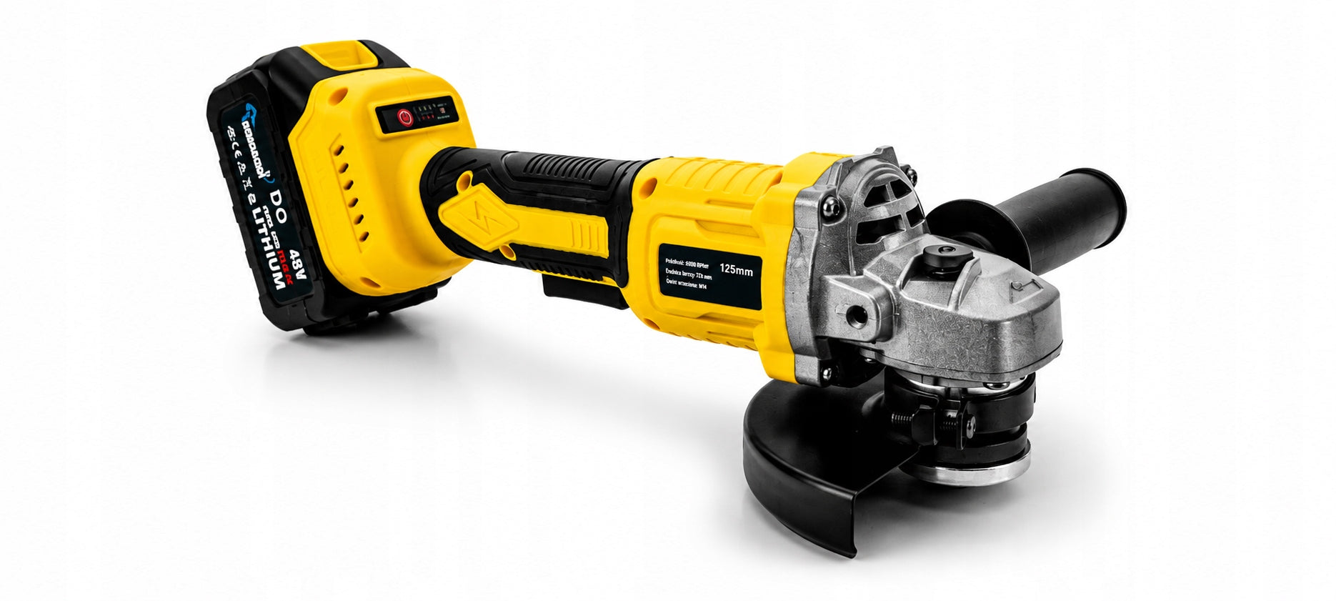 OD ANGLE GRINDER CORDLESS RUBBER ANGLE 2XAKU 48V 2x BATTERY PRO Power supply type rechargeable battery