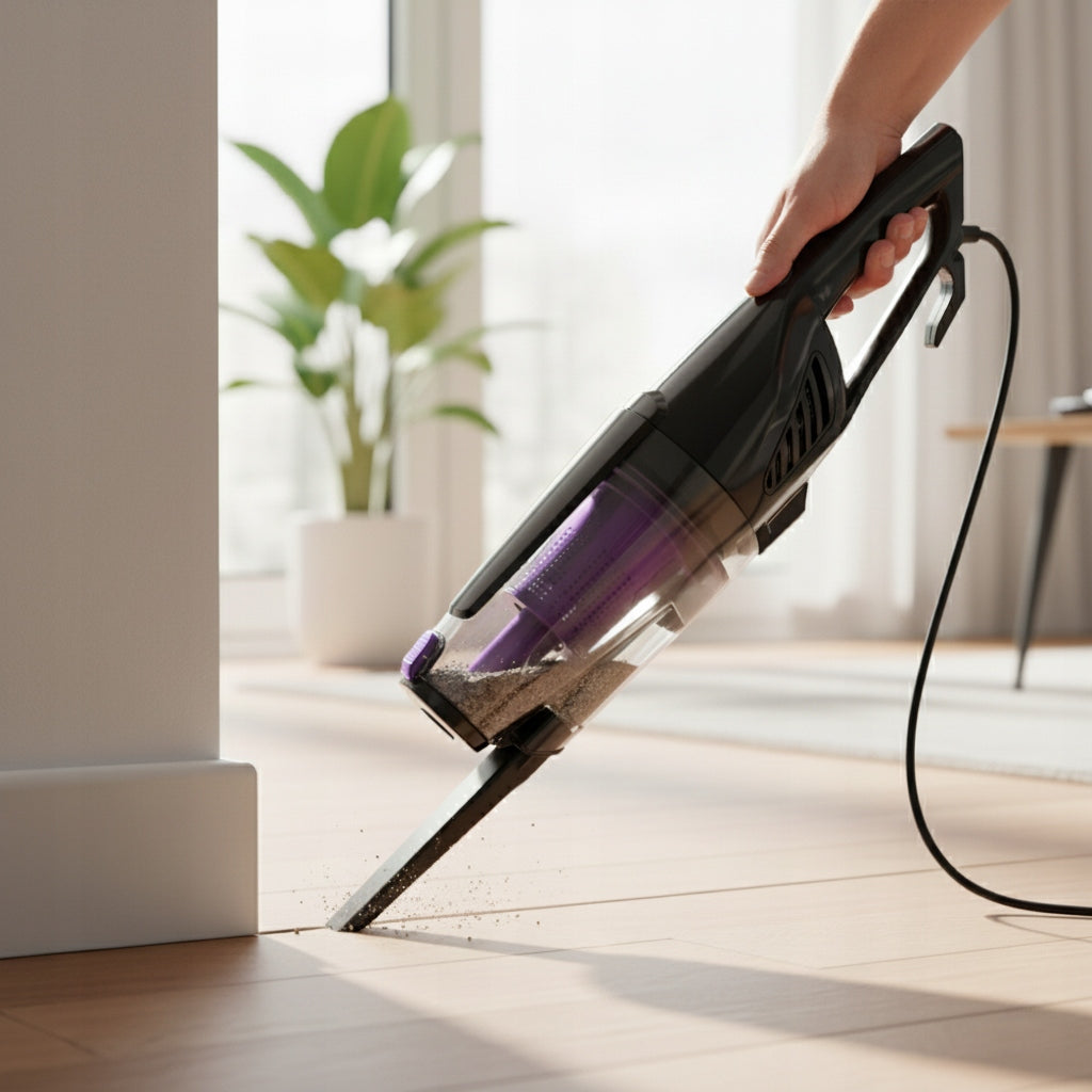 ODKURZACZ PIONOWY BEZWORKOWY TURBOSZCZOTKA HEPA 950W CYKLONOWY AIRDWELLER Zasilanie sieciowe