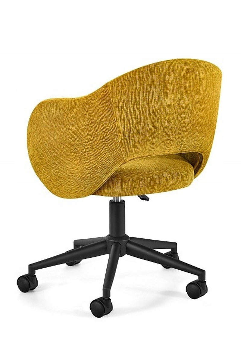 OFFICE CHAIR SWIVEL STILO YELLOW FABRIC ADJUSTABLE DESK CHAIR Manufacturer code 9-235-LF633D-8