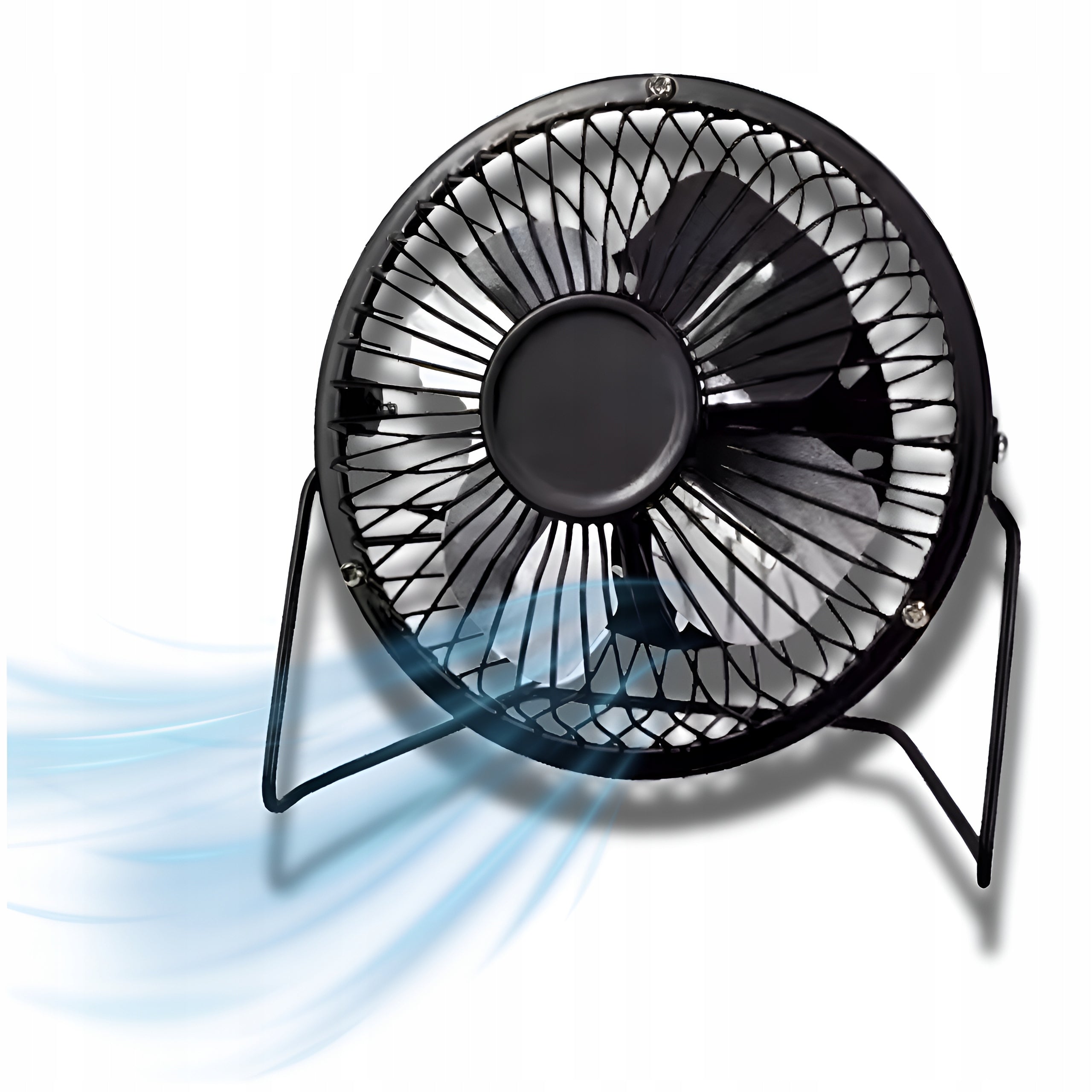 OFFICE DESK FAN USB METAL ENCLOSURE AND BLADES QUIET Manufacturer code MINI WIATRAK BIURKOWY