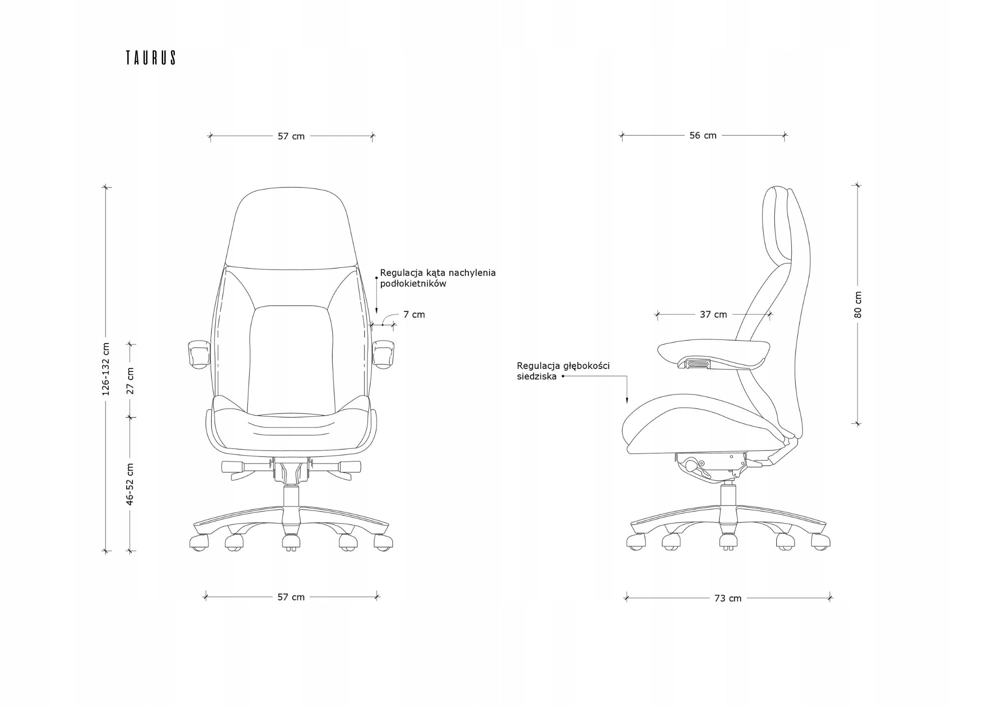 OFFICE SWIVEL CHAIR MASSIVE ECO LEATHER OFFICE LOAD UP TO 150 KG Brand Unique