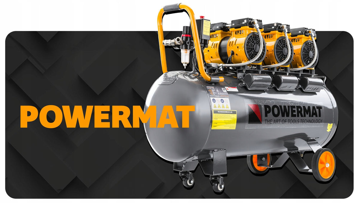 OIL-FREE COMPRESSOR 100L COMPRESSOR 8 BAR 580l/min 230V QUIET 79dB 4,1HP Manufacturer code PM-KBO-100T / PM1285