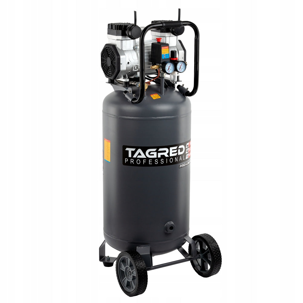 OIL-FREE VERTICAL STANDING COMPRESSOR 10 BAR 100L R2 + SET 18in1 Manufacturer code TA3397TA103