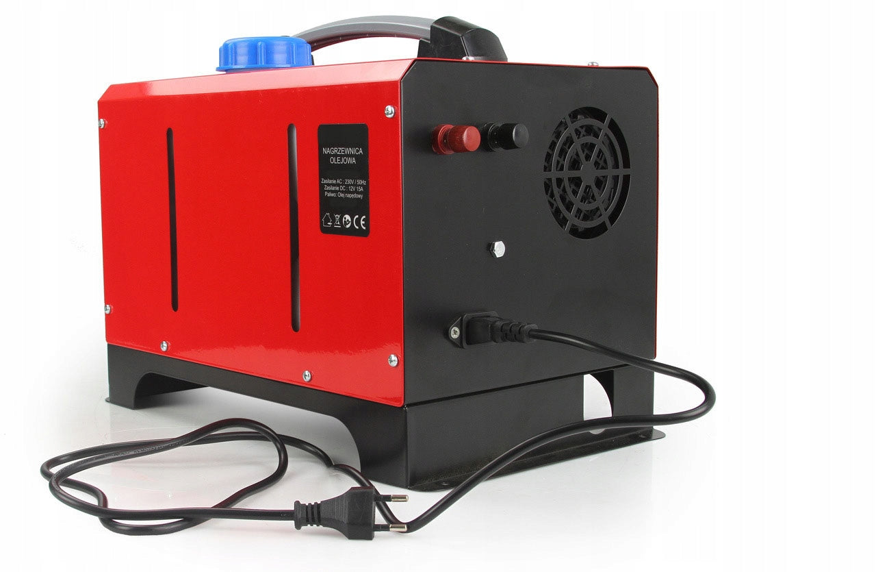 OIL HEATER 12 kW COMBUSTION BLOWER EFFICIENT WEBASTO TENT 12v 230 Manufacturer code PROFESJONALNA NAGRZEWNICA DMUCHAWA SPALINOWA