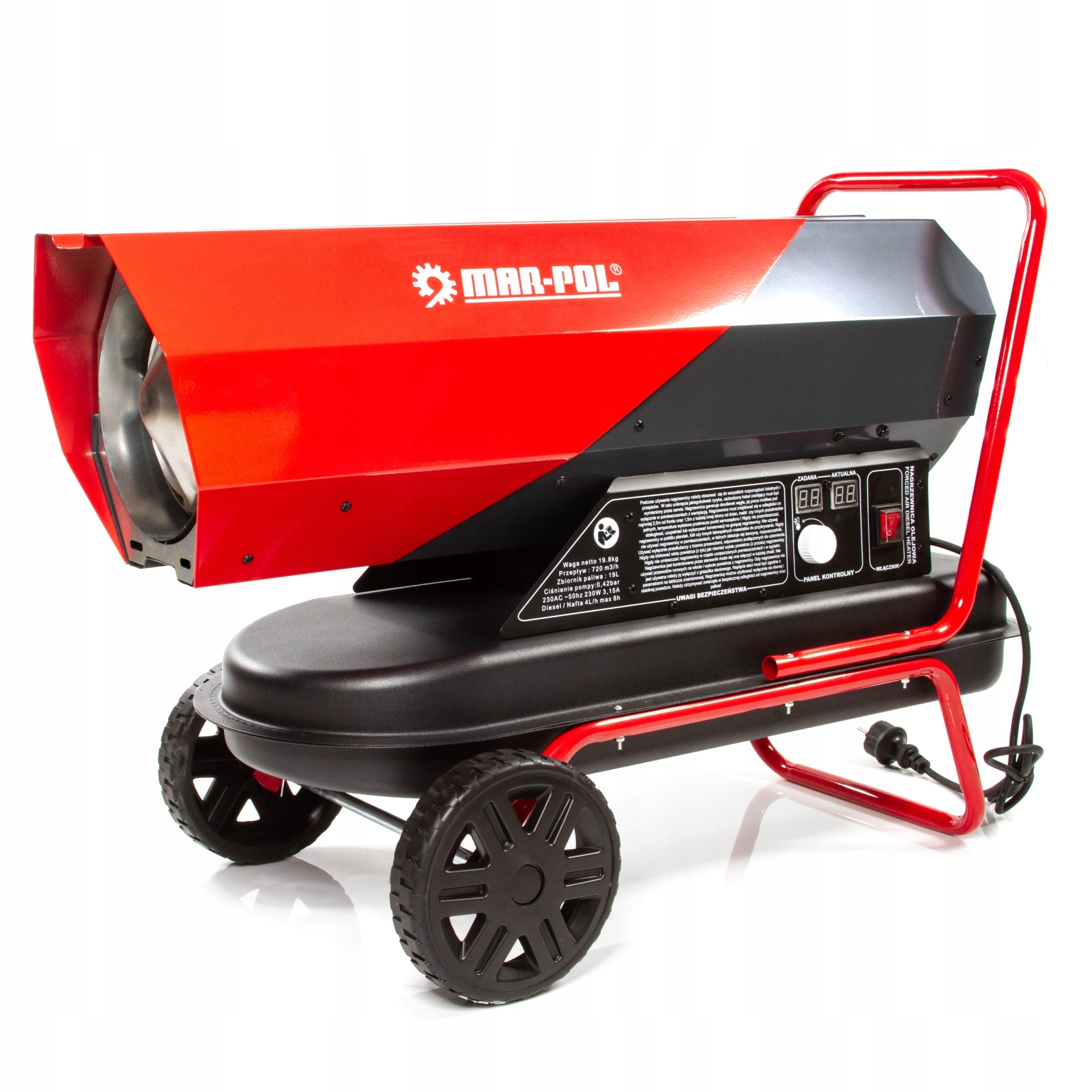 OIL HEATER 40 KW DIESEL BLOWER + THERMOSTAT LCD HEATER FURNACE