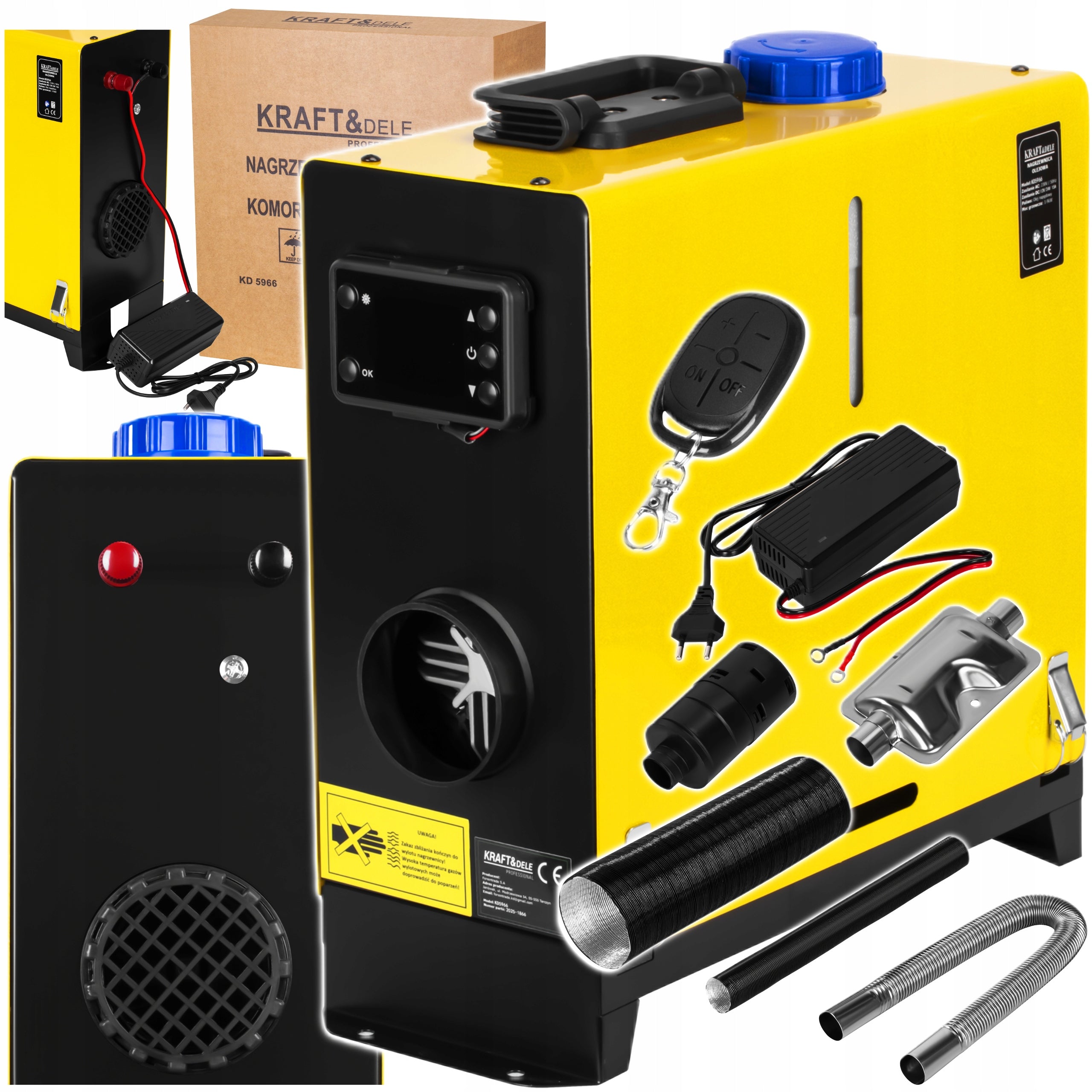 OIL HEATER 9kW WEBASTO LCD PARKING KRAFTDELE KD5966