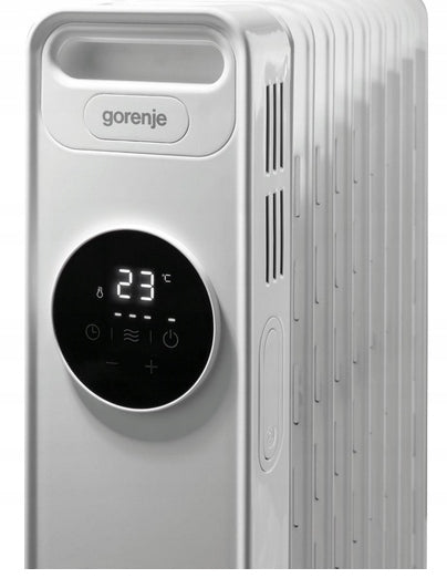 OIL HEATER GORENJE OR2000E 9 RIBS PILOT ELECTRIC OILER 2000W Manufacturer code OR2000E