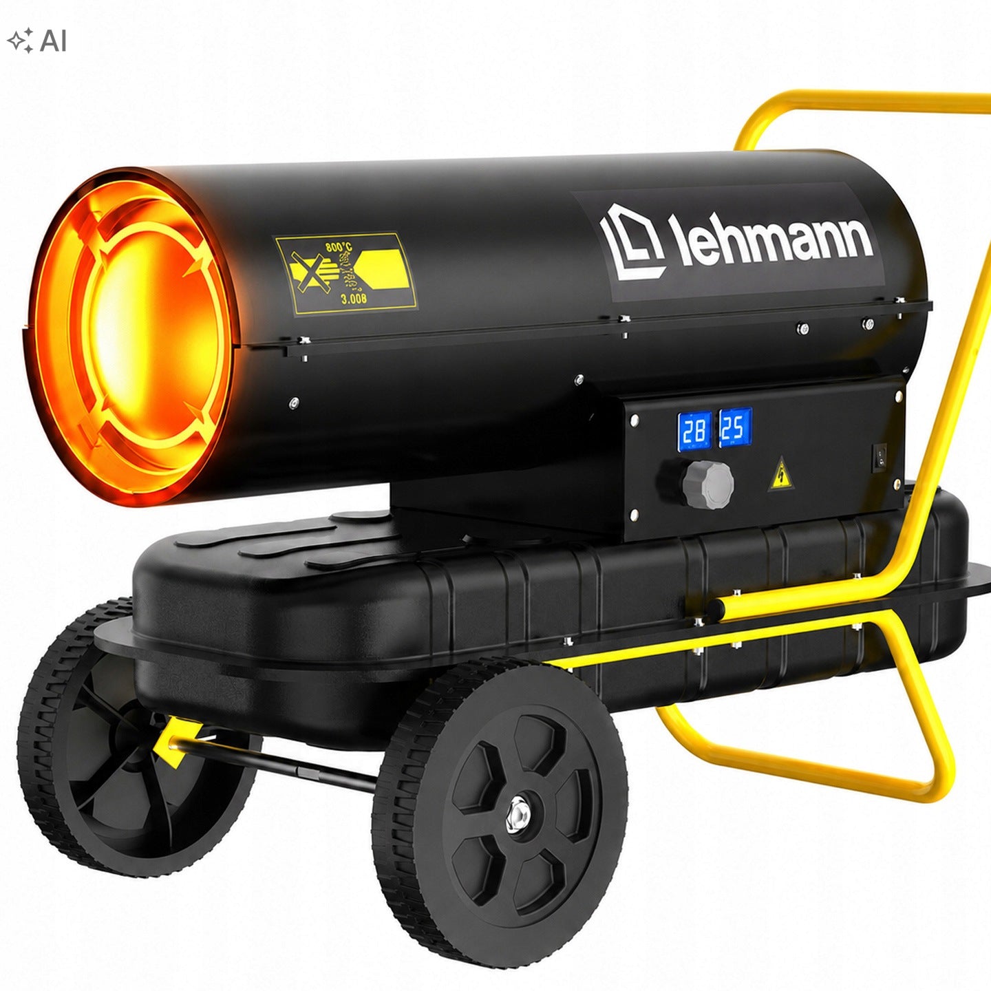 OIL HEATER LEHMANN COMBUSTION HEATER BLOWER 30KW TO 420 m²