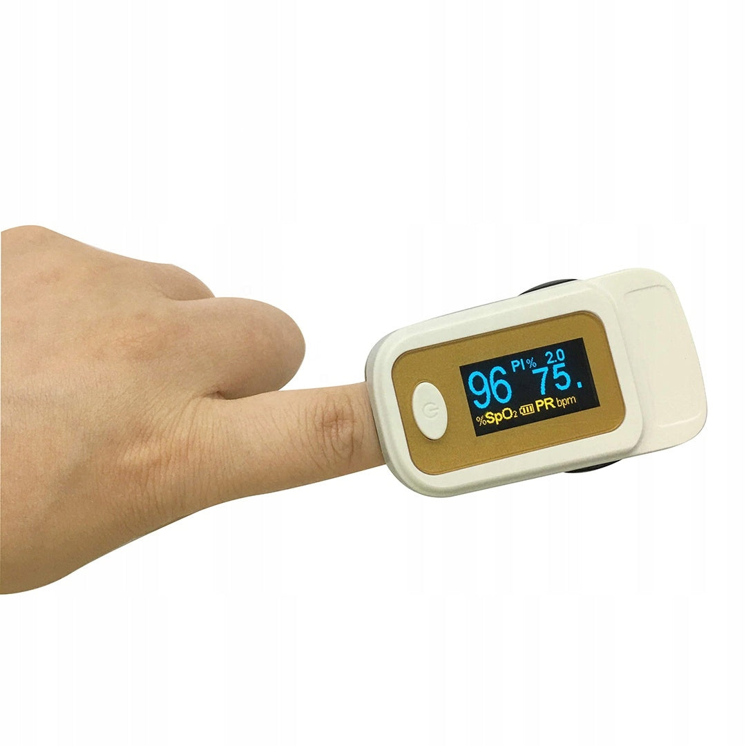 OLED Finger Pulse Monitor SpO2 Measurement Color white