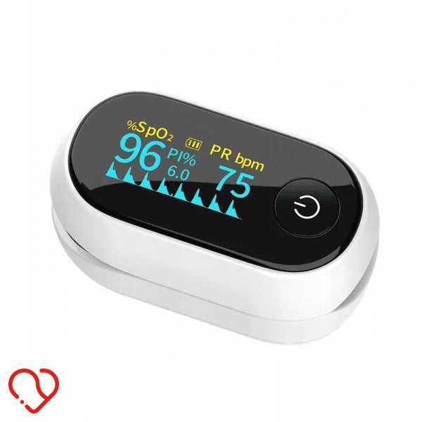 OLED finger pulse oximeter AOJ-70B – Saturation and Heart Rate Measurement