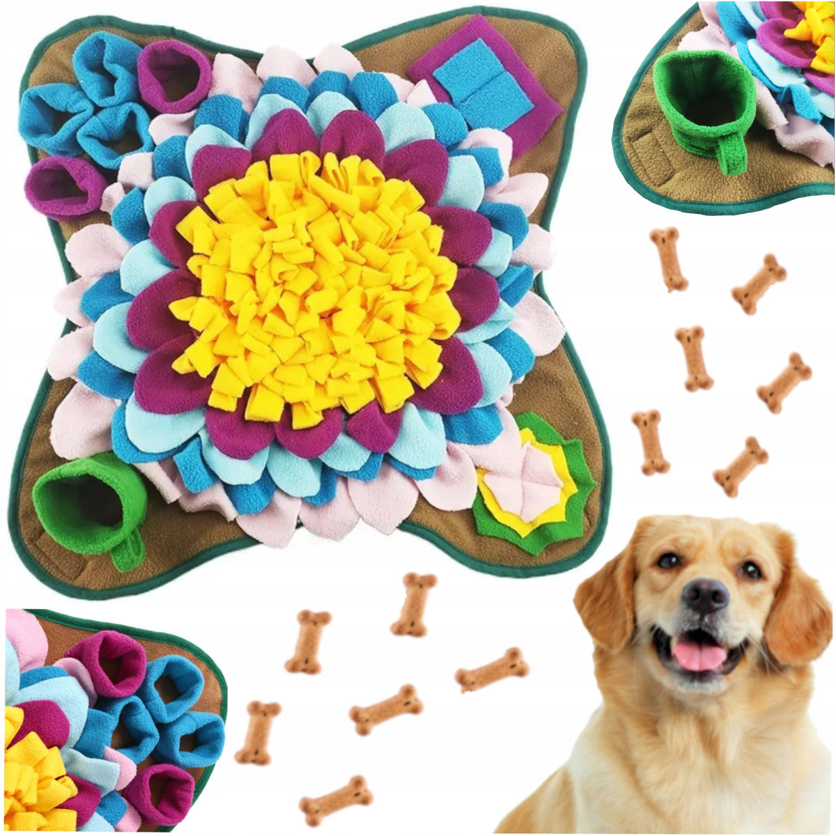 OLFACTORY MAT FOR DOG TREATS INTERACTIVE EDUCATIONAL LARGE XXL Packaging status original