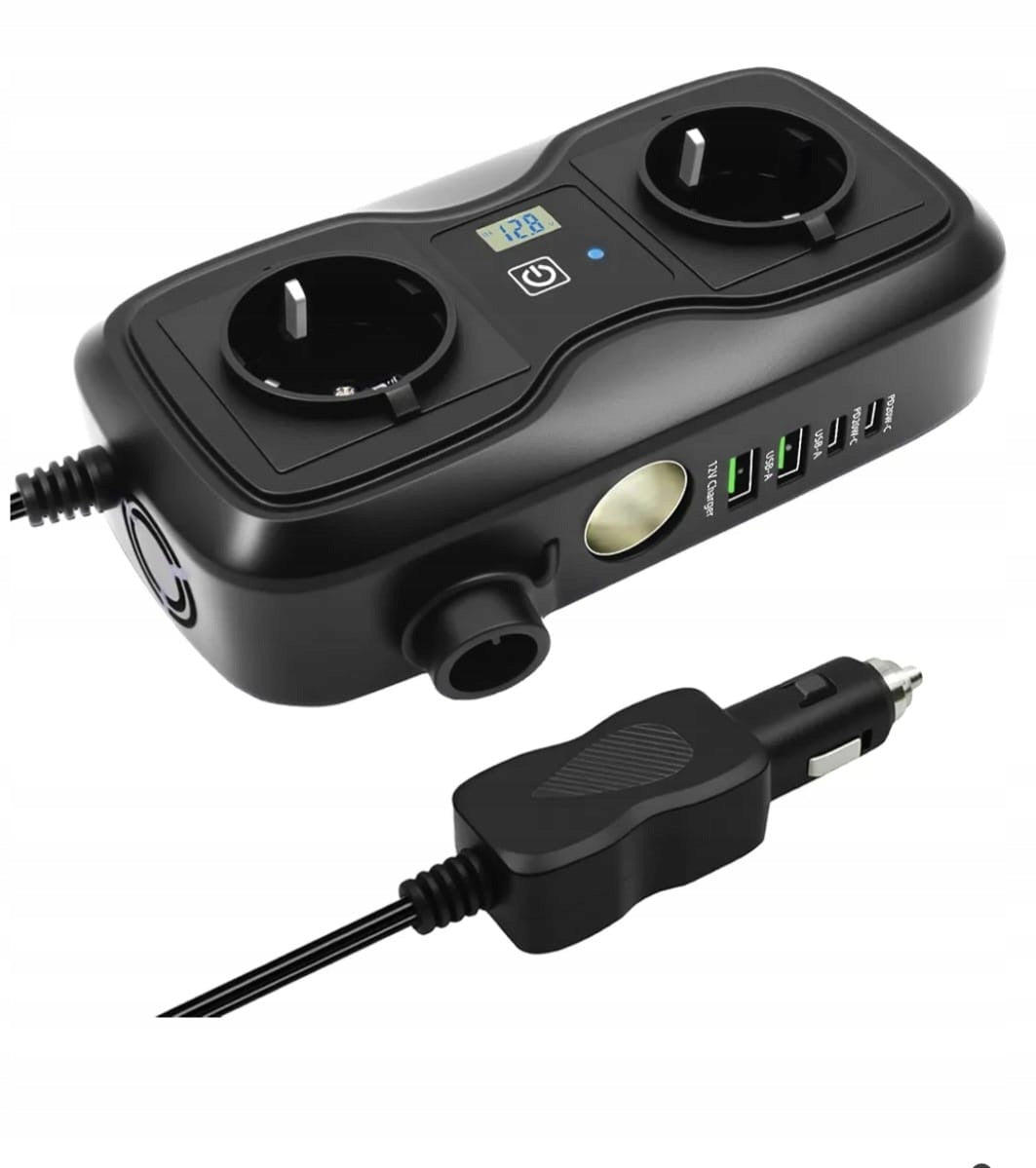 OMEiT 200W Car Voltage Converter DC12V AC220V With USB Socket